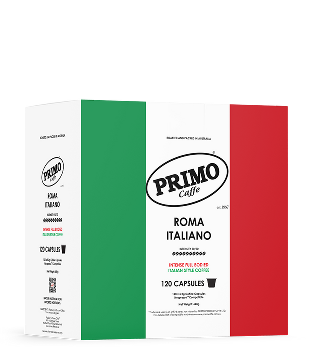 Roma Italiano Italian Coffee Pods 120 Pack