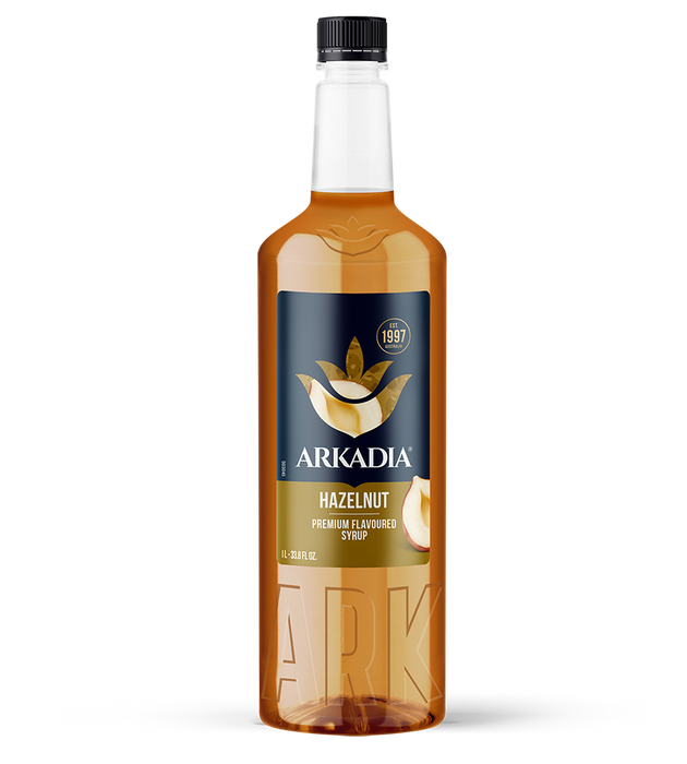 Premium nutty hazelnut flavoured syrup