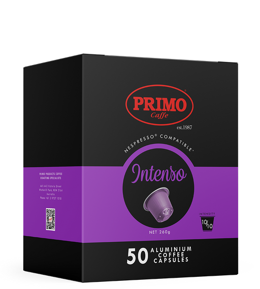 Strong intenso coffee pods