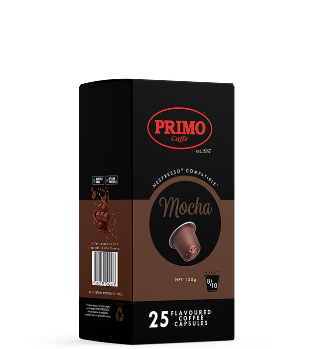 Mocha Flavoured coffee pods