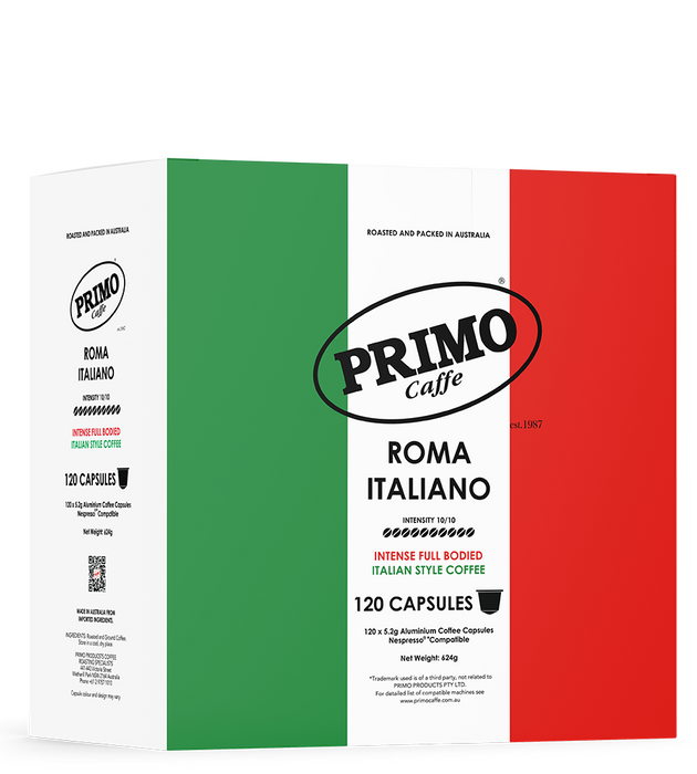 Primo traditional Roma Italiano Compatible pods