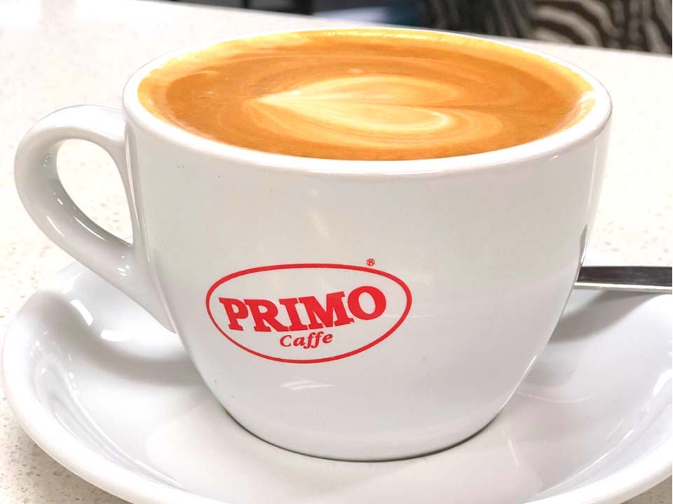 Australian flat white coffee