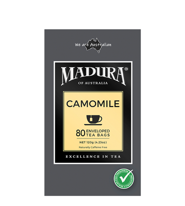 Madura Enveloped Camomile Tea Bags 80 Pack