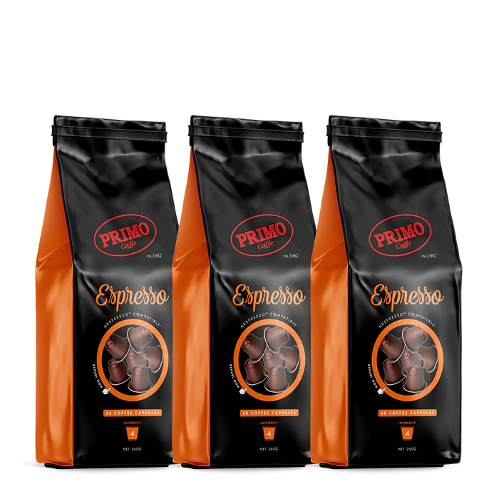 Primo Espresso Coffee Pods 50 Pack