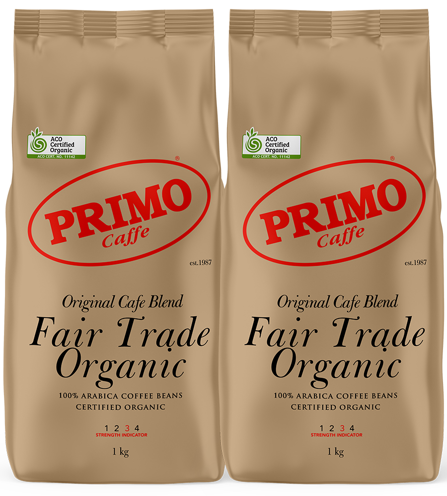 Fair Trade Organic Coffee Beans 2kg Primo Caffe