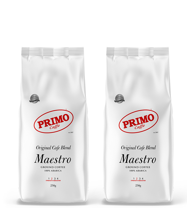 Primo Maestro light espresso ground coffee bulk buy