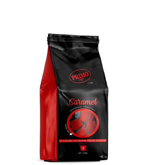 Primo Caramel Flavoured  Compatible coffee pods