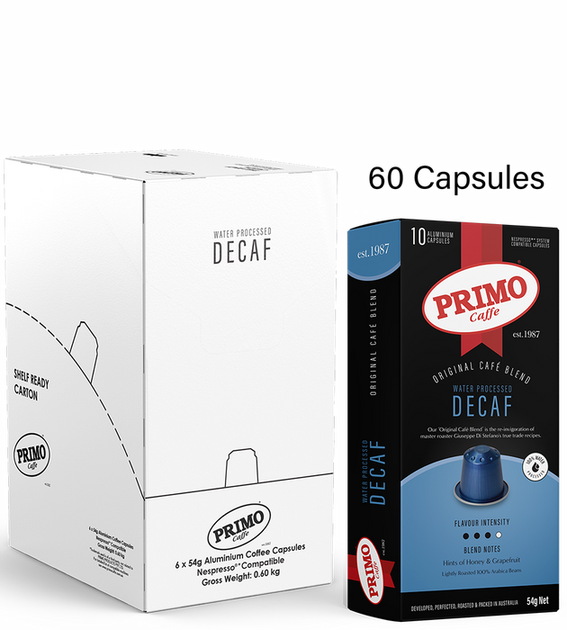 Decaf Nespresso Compatible Coffee Pods Bulk 60 pack