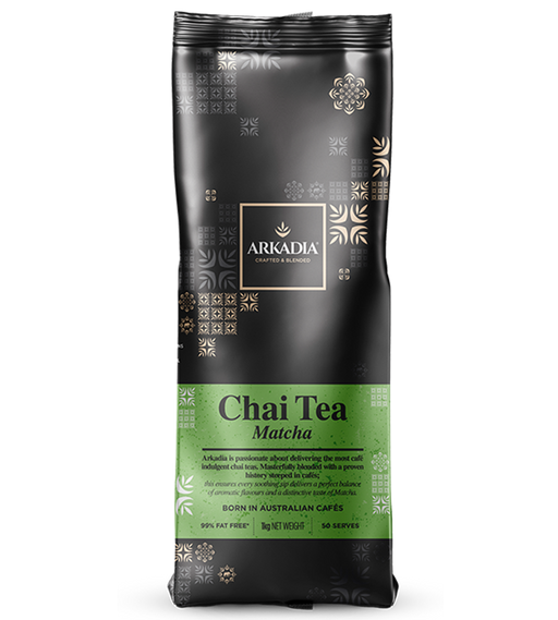 Image of bag of Arkadia Matcha Chai Tea Latte | Primo Caffe