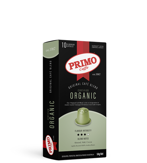 Organic  Nespresso Compatible Coffee Pods - Primo Caffe